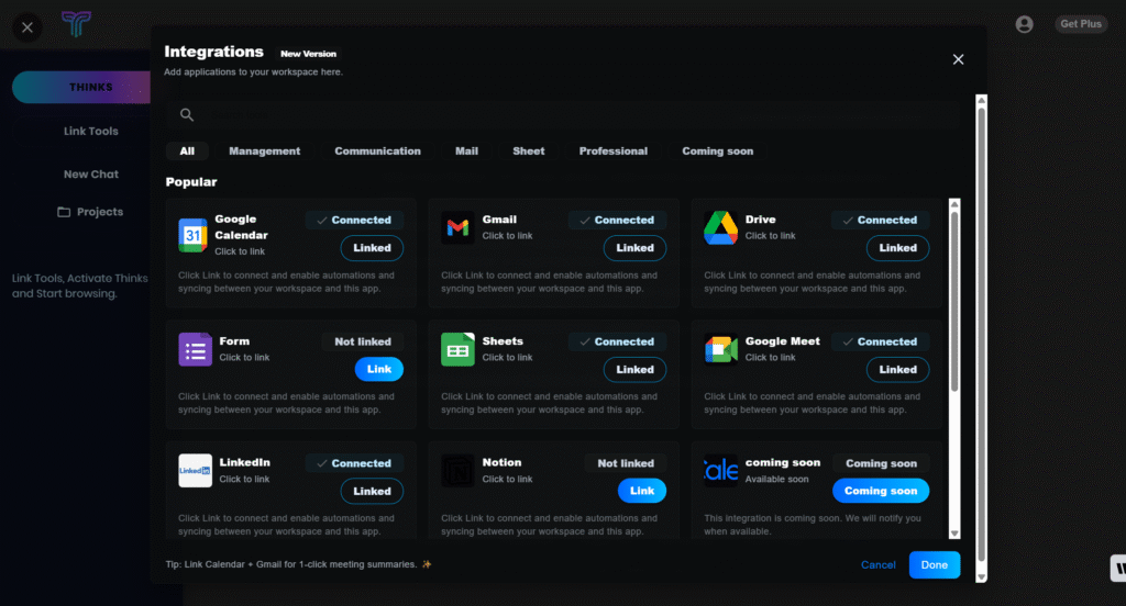 TenseAi: Chatting Based Ai Automation Tool screenshot 2025 10 15 004215