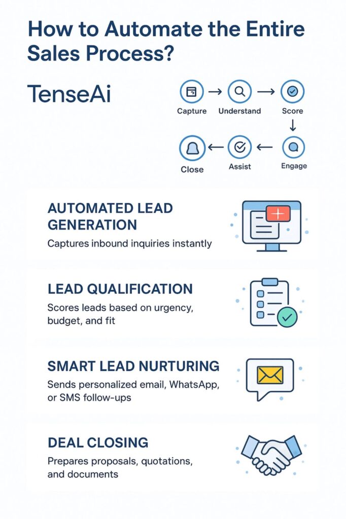 tenseai sales automation,,